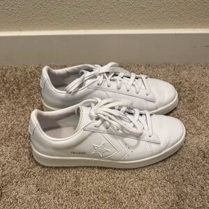 Converse Pro Leather Low 'Triple White' (W8, M6.5)